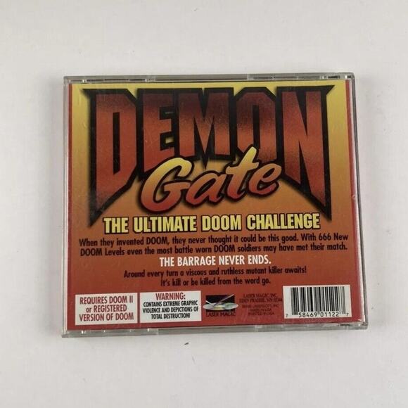 Vintage PC Game Expansion - Demon Gate (PC, 1995) for Doom and Doom 2 New Levels - Picture 4 of 4